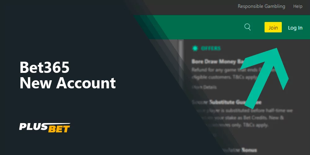 Information required for registering new account at Bet365