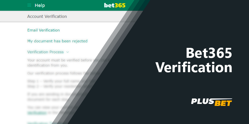 Verification Process at Bet365 in India