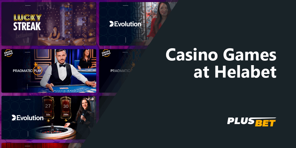 Casino games at Helabet