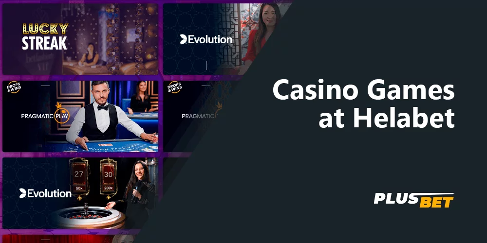 Casino games at Helabet