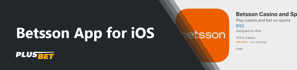 Free Betsson sports betting app is available for iPhone and iPad