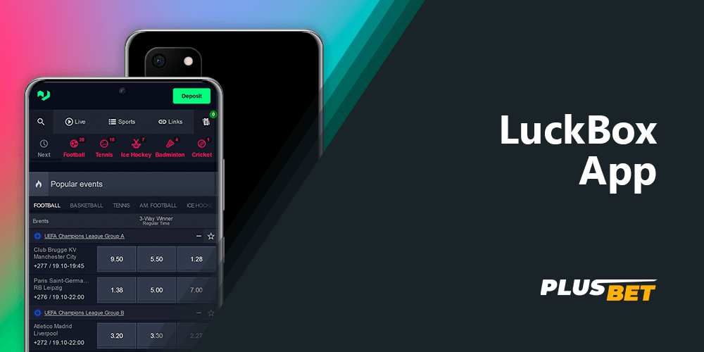 You can bet using the mobile version of LuckBox website