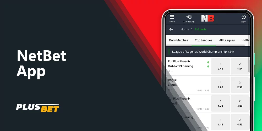 NetBet App allows you to bet and play casino games whether you have access to a computer or not
