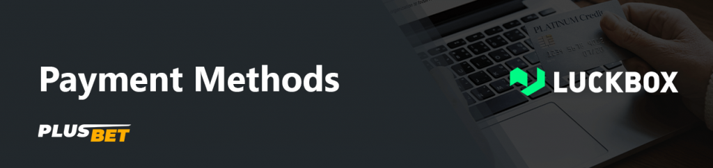List of available Payment Methods at LuckBox for players from India
