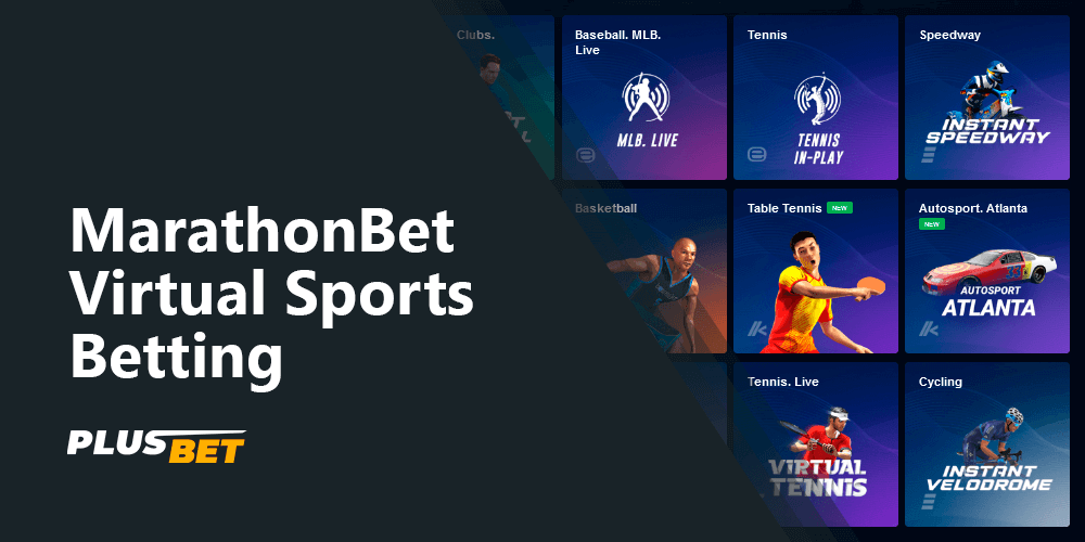 Bet on virtual sports with MarathonBet 