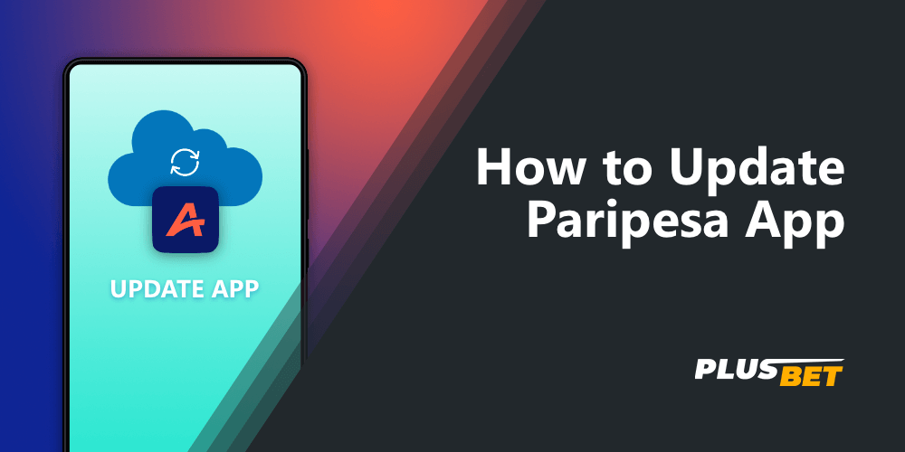 Paripesa sports betting mobile app is updated automatically in the background