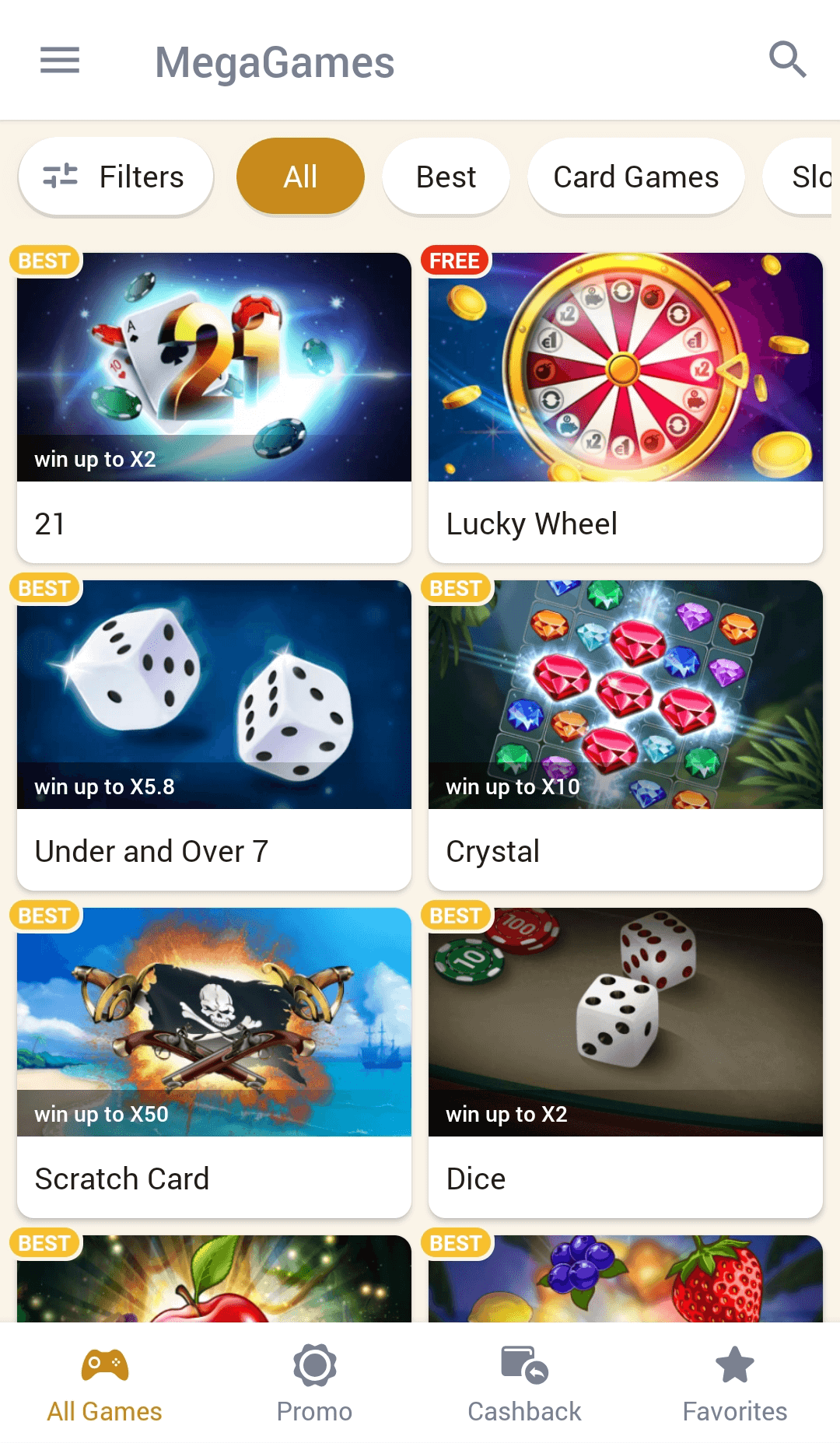 games in megapari app