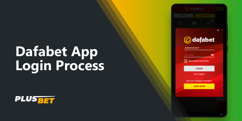 How to sign in and log in to your personal account in the dafabet app