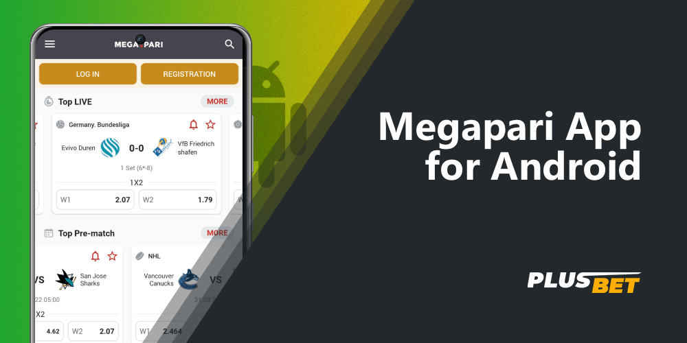 free megapari app for android smartphones and tablets