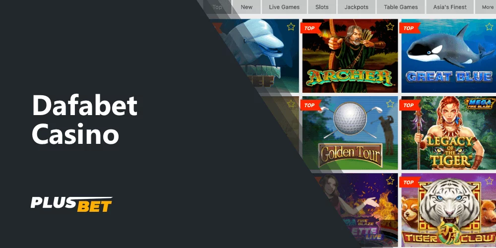 dafabet casino will surprise you with a huge collection of games