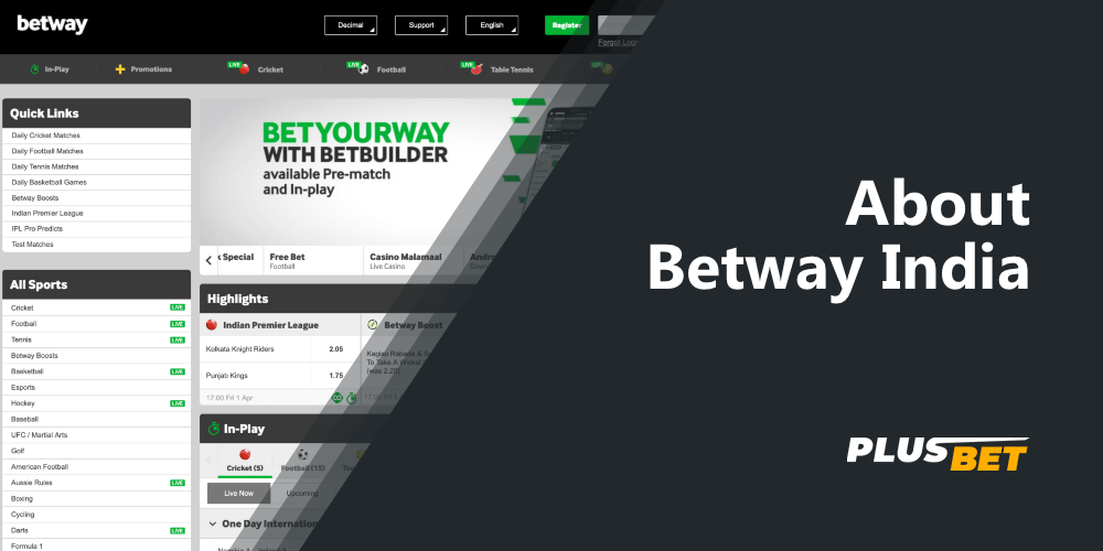 detailed information about betway