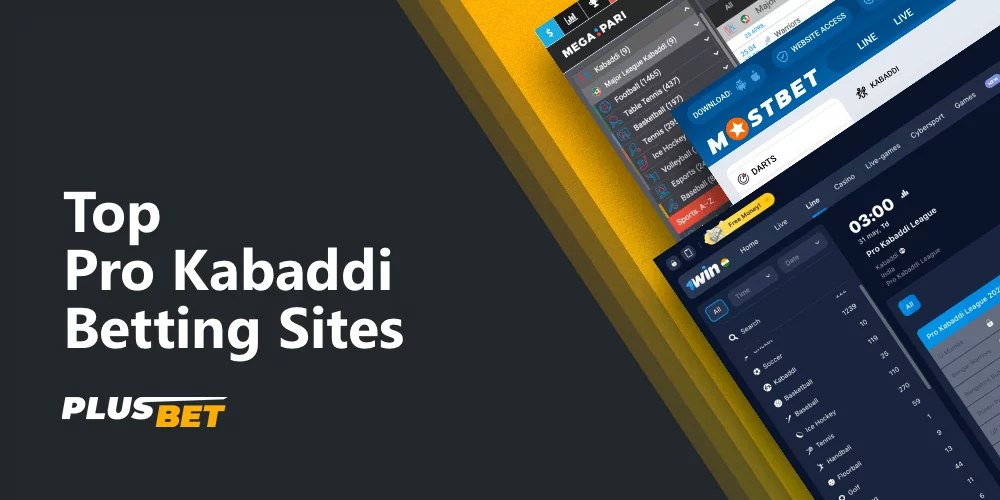 The best sites of betting companies where you can bet on pro kabaddi