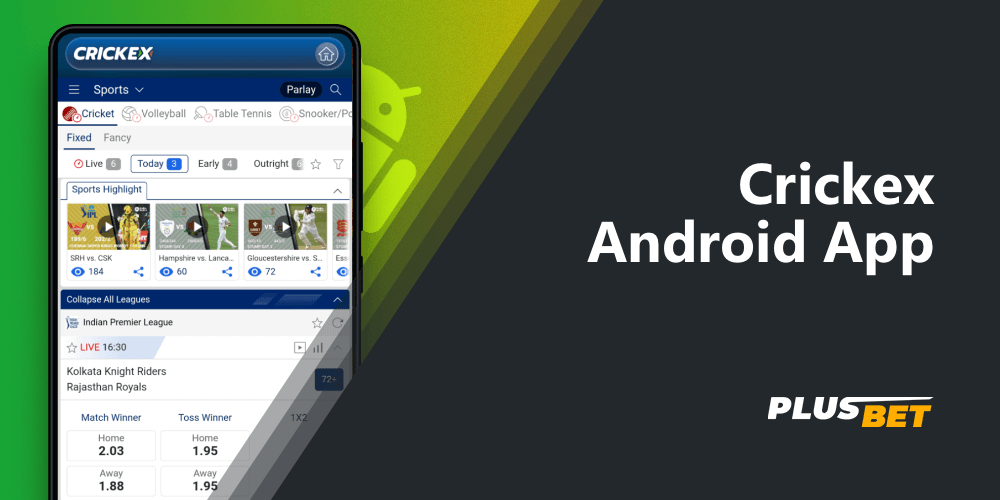 crickex mobile app for sports betting on the go