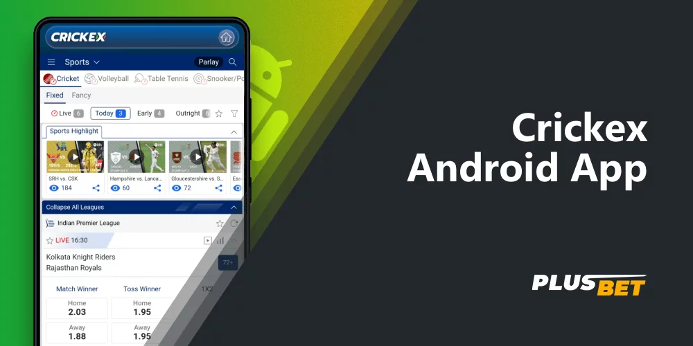 crickex mobile app for sports betting on the go