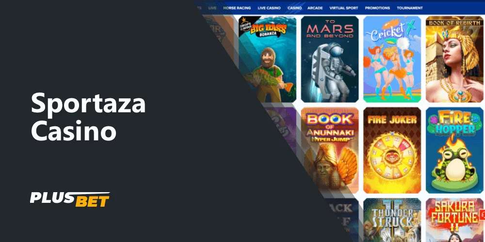 Online Casino Home Page at Sportaza India