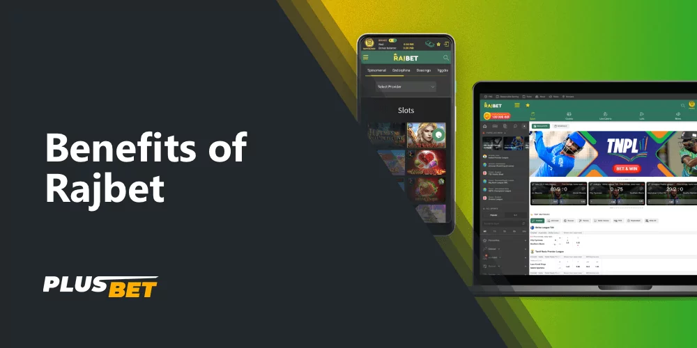 Key features of Rajbet's casino and sports betting platform in India