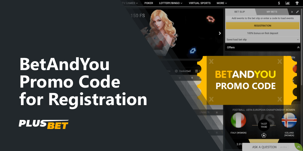 BetAndYou actual promo code for registration