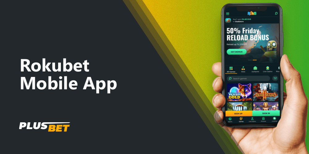 Rokubet mobile app for sports and casino betting