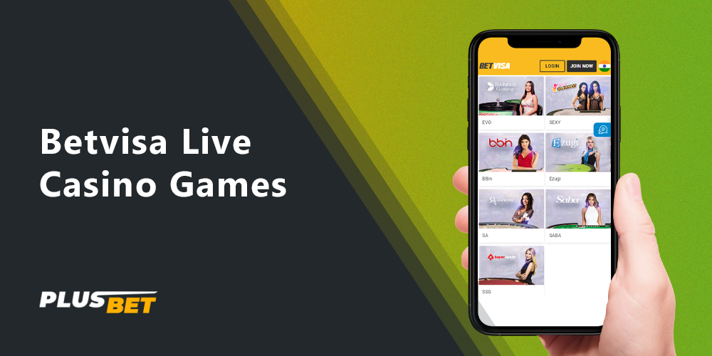 Available for Indian playyers games in the Betvisa live casino section