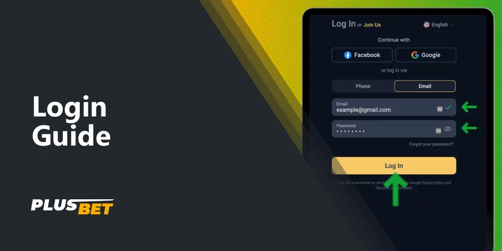 Sign in on the website or in the Odds96 mobile app using your registration data