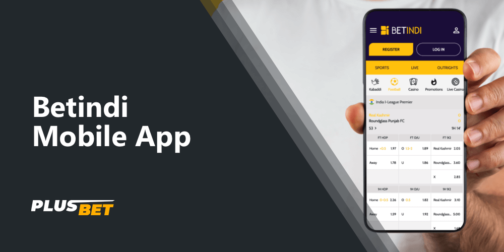 Betindi mobile app allows you to bet and play casino on the go