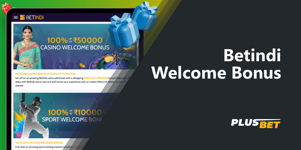 New Betindi customers from India have the opportunity to get a welcome bonus on sports and casino