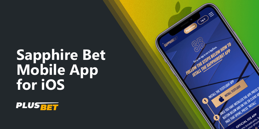 You can try the beta version of the SapphireBet app for iOS