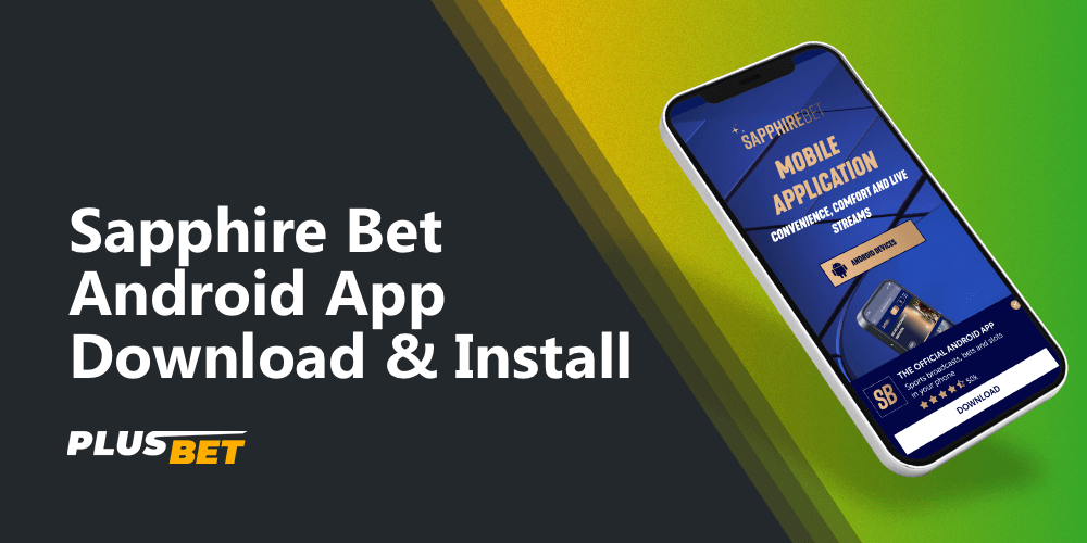 You can download and install Sapphire bet apk