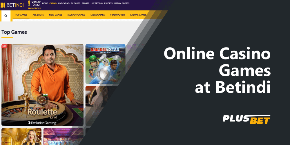 Online casino Betindi offers its customers from India hundreds of gambling activities including games with live dealers