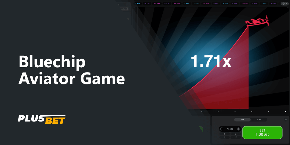The popular game Aviator is available to all Bluechip users from India