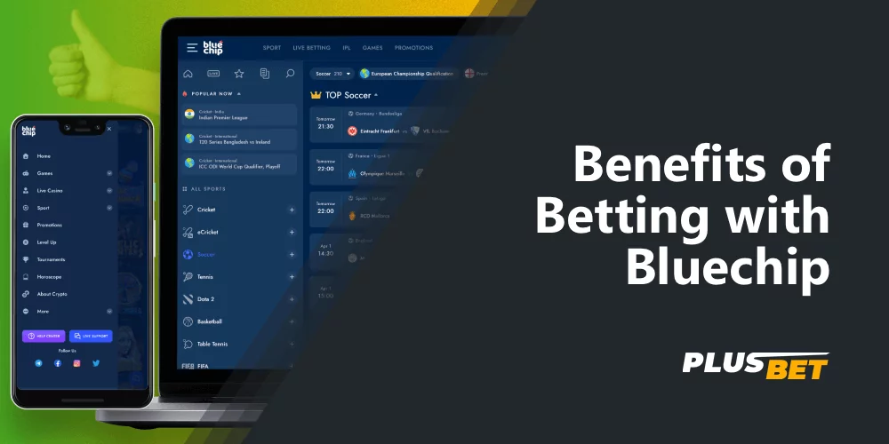 Bluechip has a number of advantages that make it the choice of Indian users