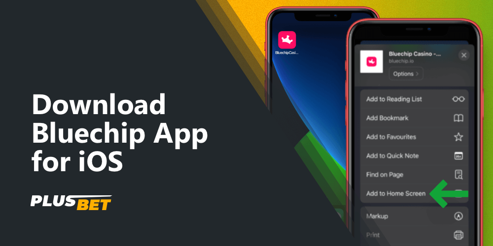 You can download the Bluechip app for iPhone and iPad from the bookmaker's official website
