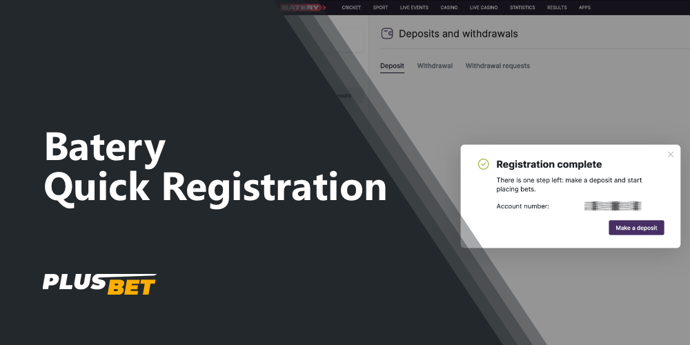 A quick registration with Batery gives a user from India access to all its features and functionalities