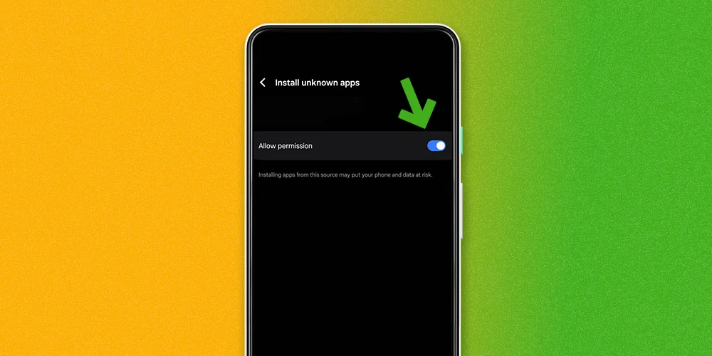 To continue downloading the 10bet app, allow installation from unknown sources in your phone settings