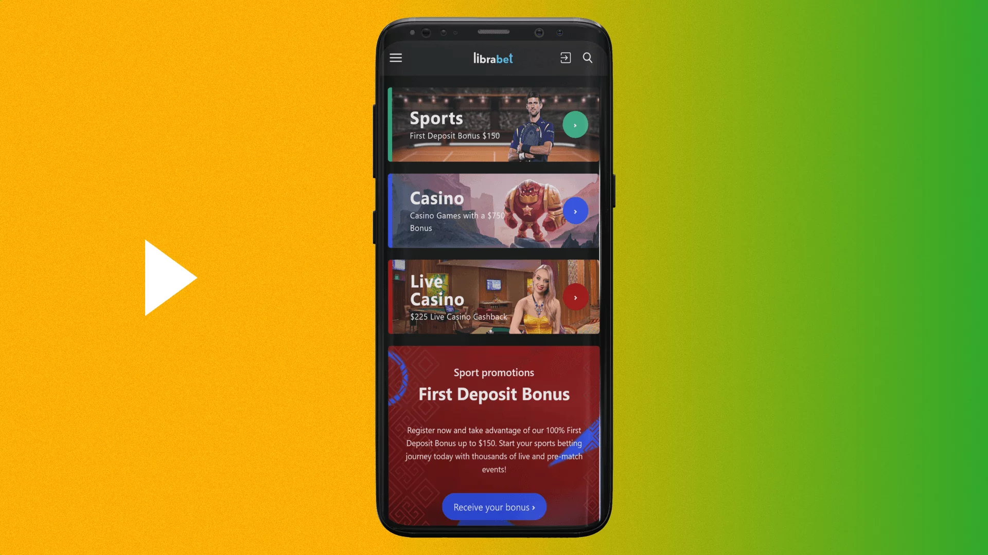 To download the Librabet app players from India must go to the mobile version of the website