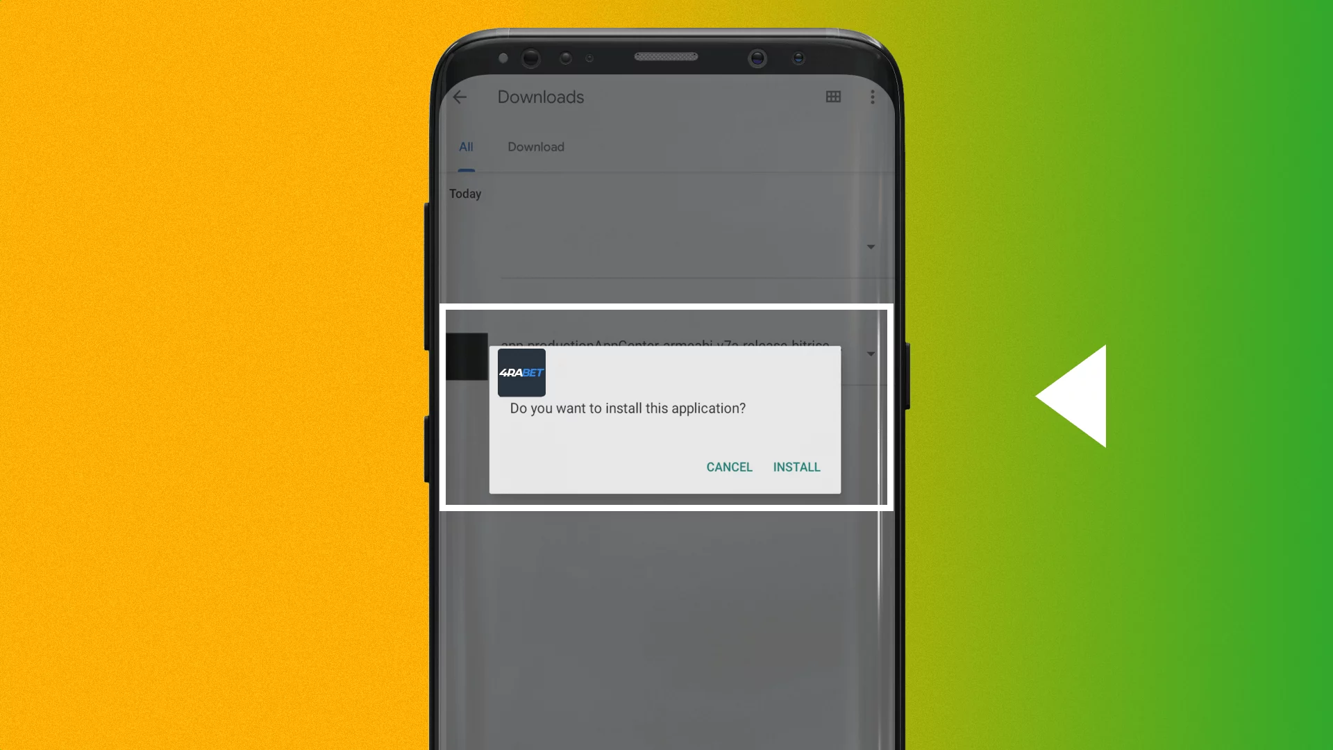 To install the 4rabet Aviator app players from India need to find the downloaded file in the download folder and start installation