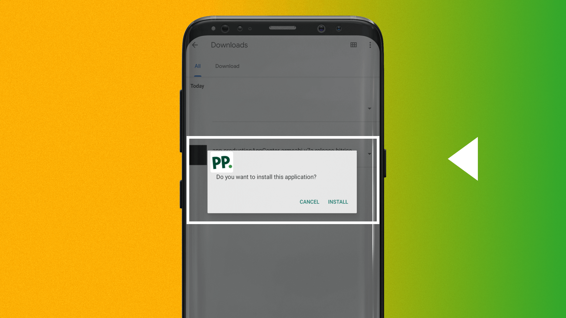 To install Paddy Power app you need to wait for the apk file download and run the installation