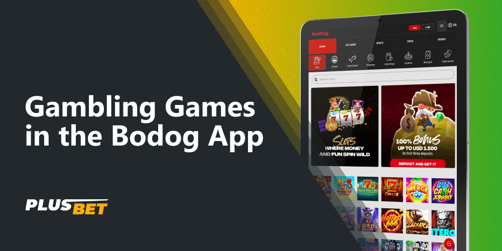 Downloading the Bodog App allows Indian players to access many casino games conveniently divided into eight categories