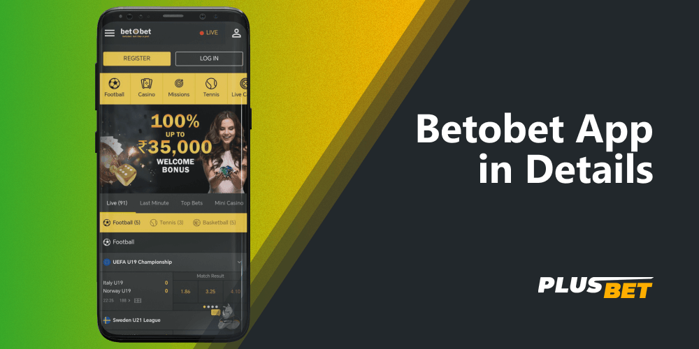 With the Betobet app, players from India can make deposits, activate bonuses and utilize all the features offered by Betobet Casino