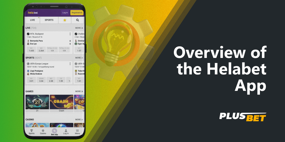 Indian players can bet on sports and play casino games on the Helabet app