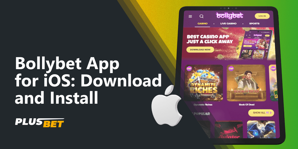 After installing the Bollybet app on iOS, players from India will be able to bet on sports and play games at any time