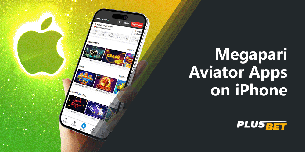 Megapari Aviator app can be installed on iOS