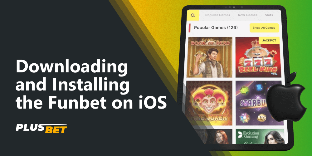 After installing the Funbet app on iOS, players from India can bet on sports and play casino games on the go