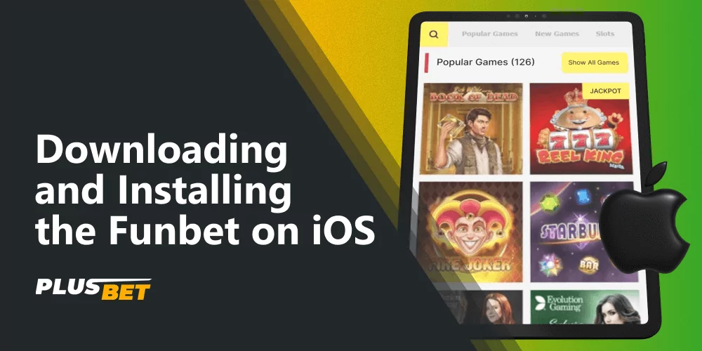 After installing the Funbet app on iOS, players from India can bet on sports and play casino games on the go