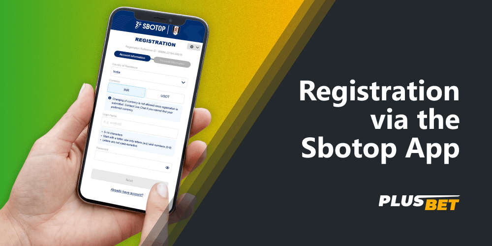 After registering on the Sbotop app, players from India will be able to play casino games and bet on sports at their convenience