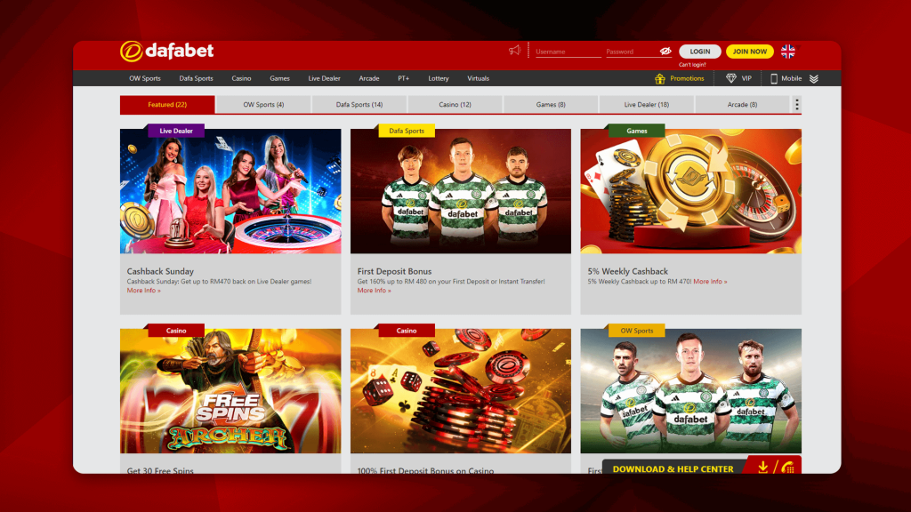 Dafabet is a licensed online sportsbook with an impressive list of promotions and bonuses