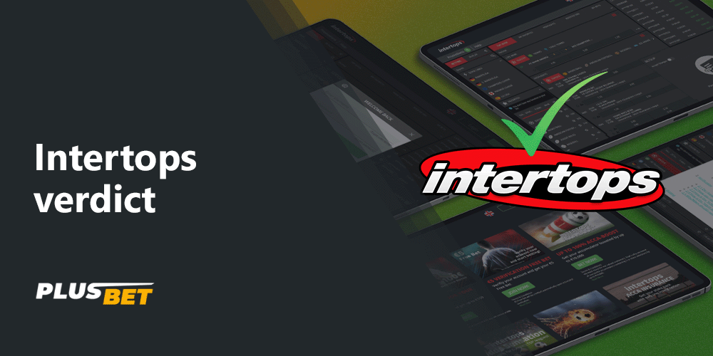 Intertops reliable and absolutely safe sports betting site