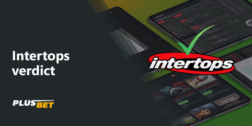 Intertops reliable and absolutely safe sports betting site