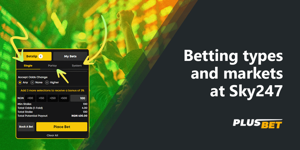 There are several types of cricket betting at Sky247