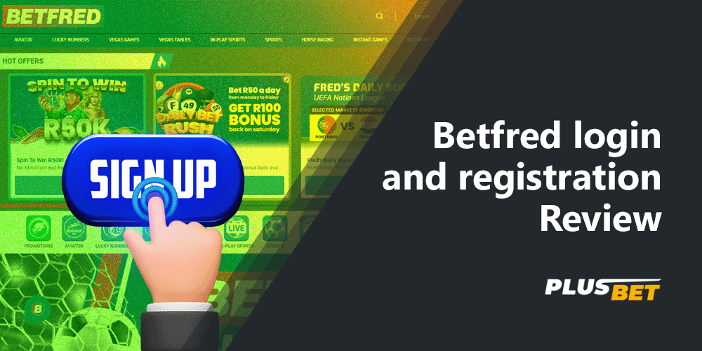 To bet at Betfred you need to register